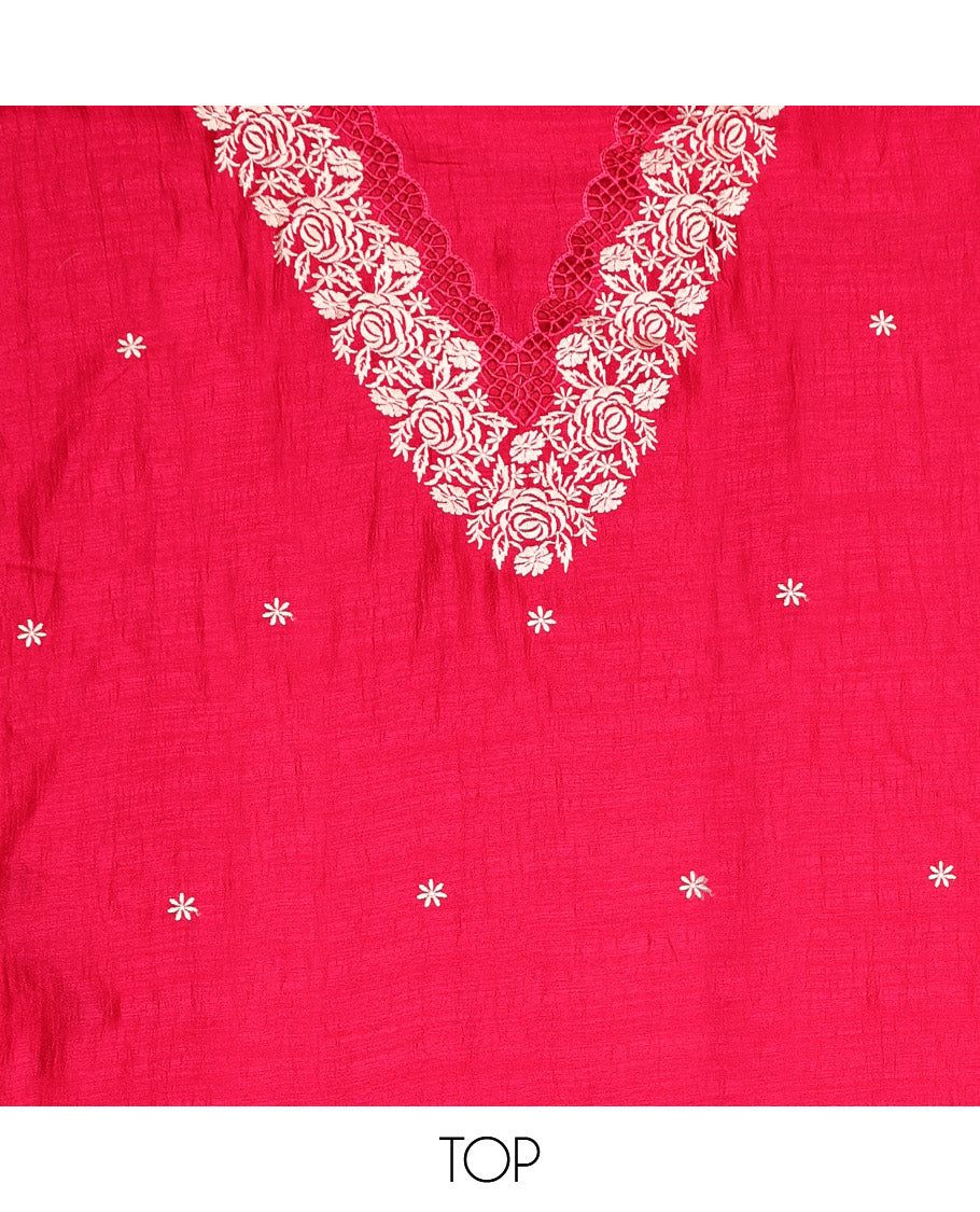 Pink Material Chudidar Set
