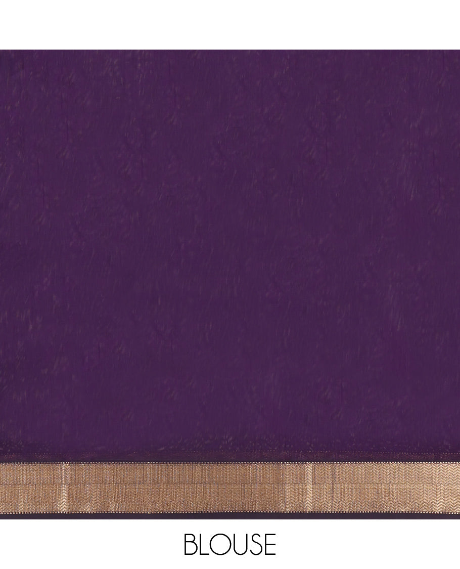 Violet Maheshwari Cotton Saree
