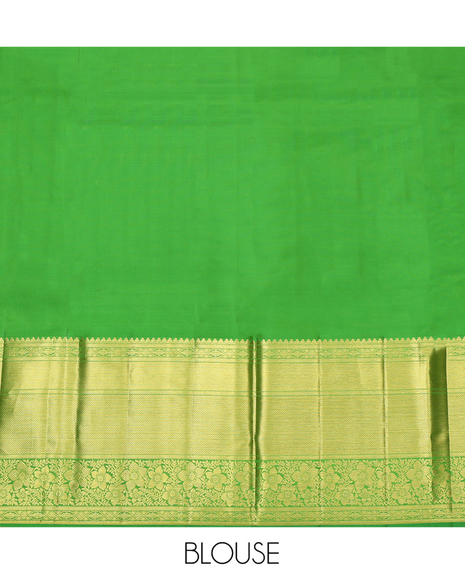 Maroon Pure Silk Pavadai Material Set