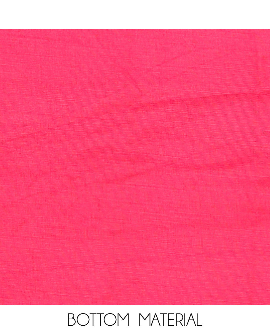 Pink Material Chudidar Set