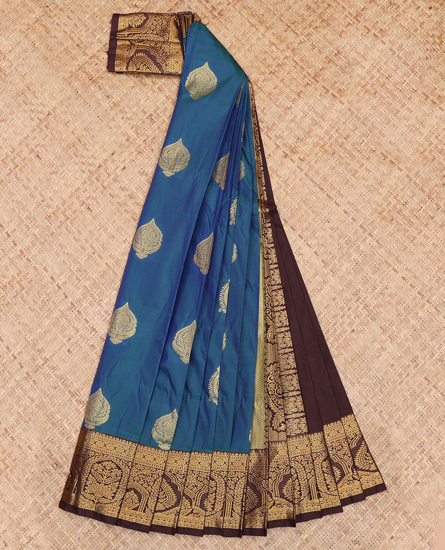 Blue Budget Silk Saree