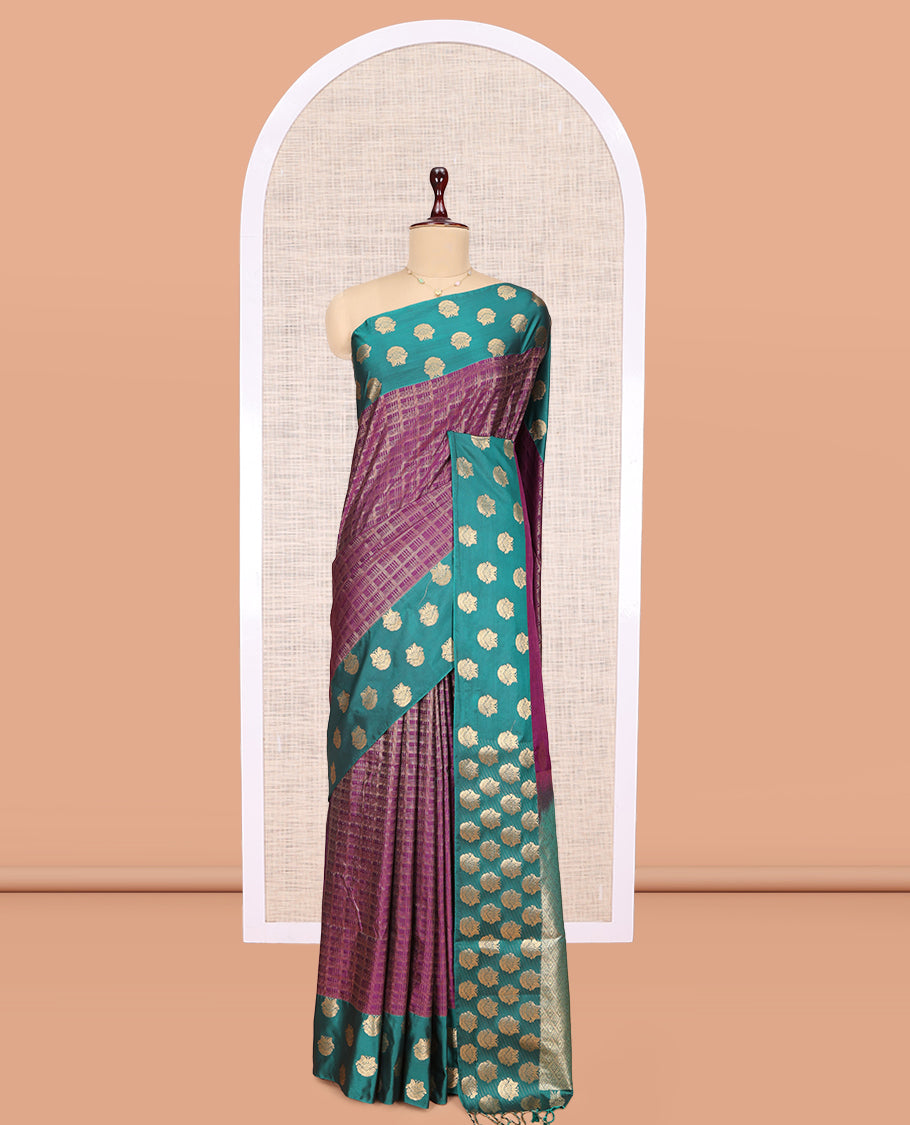 Purple Budget Silk Saree