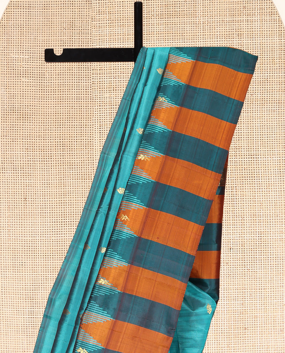 Blue Kanchipuram Silk Saree