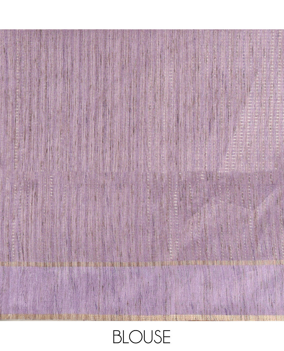 Khaki Fancy Tussar Saree