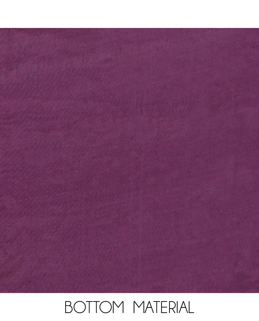 Dark Violet Material Chudidar Set