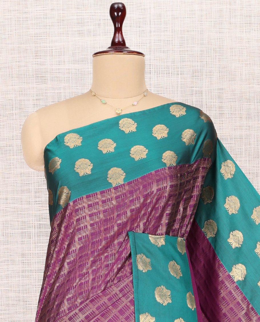 Purple Budget Silk Saree