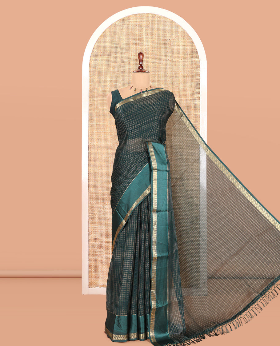 Green Moss Chiffon Saree