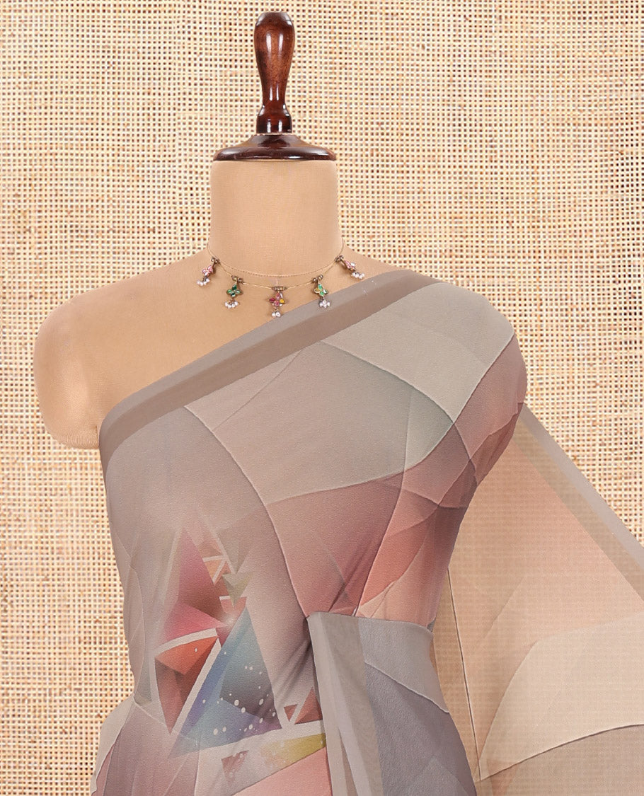 Elaichi Green Crepe Saree