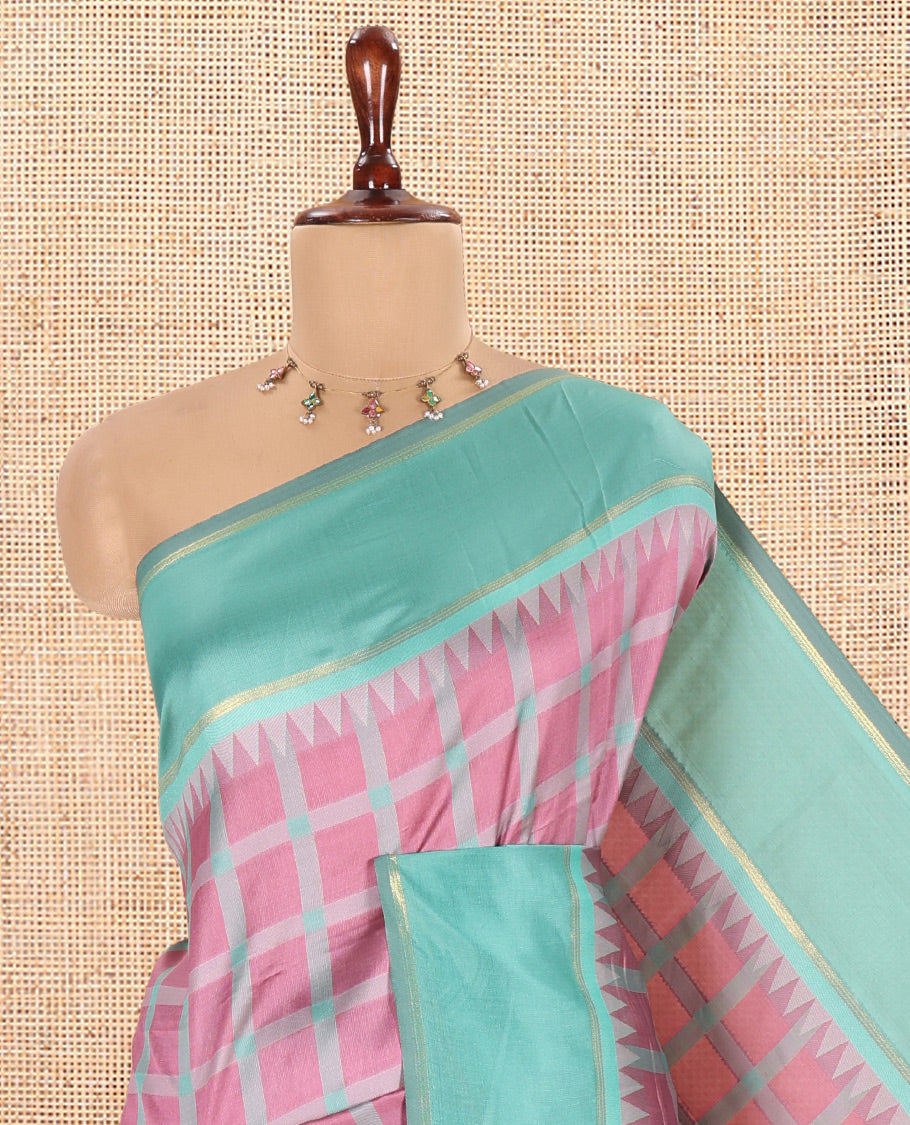 Onion Pink Elite Soft Silk Saree