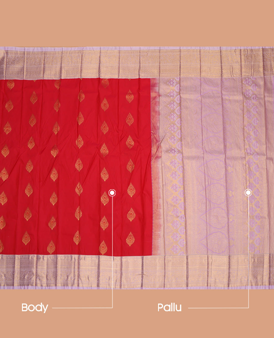 Red Budget Silk Saree
