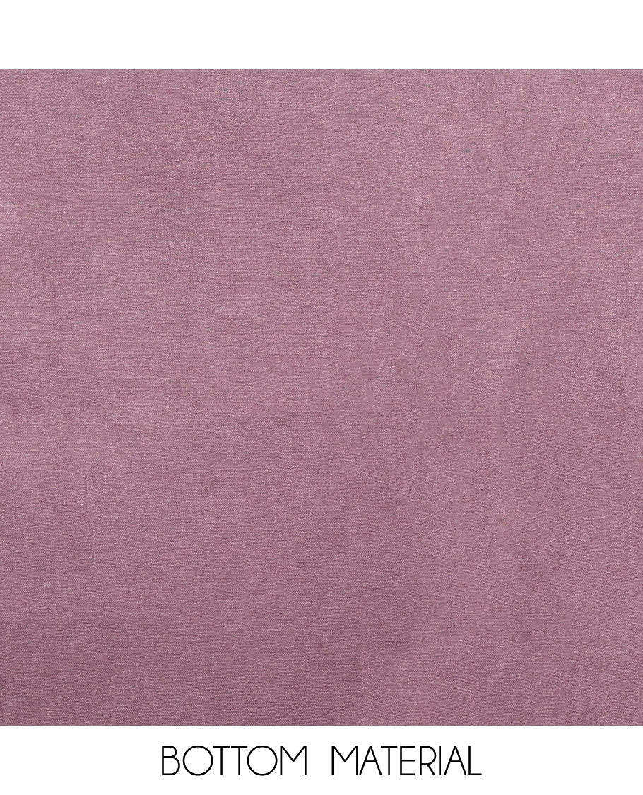 Light Purple Cotton Material Chudidar Set