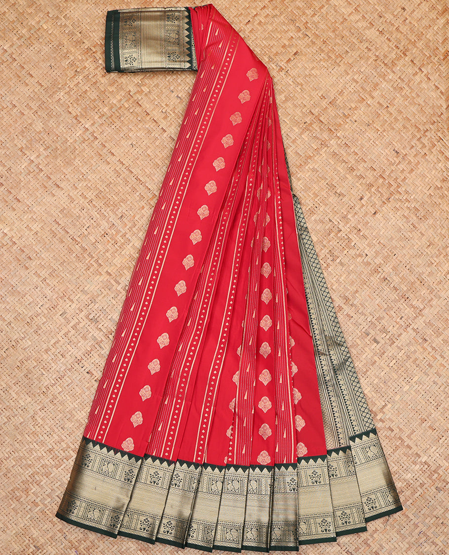 Red Budget Silk Saree