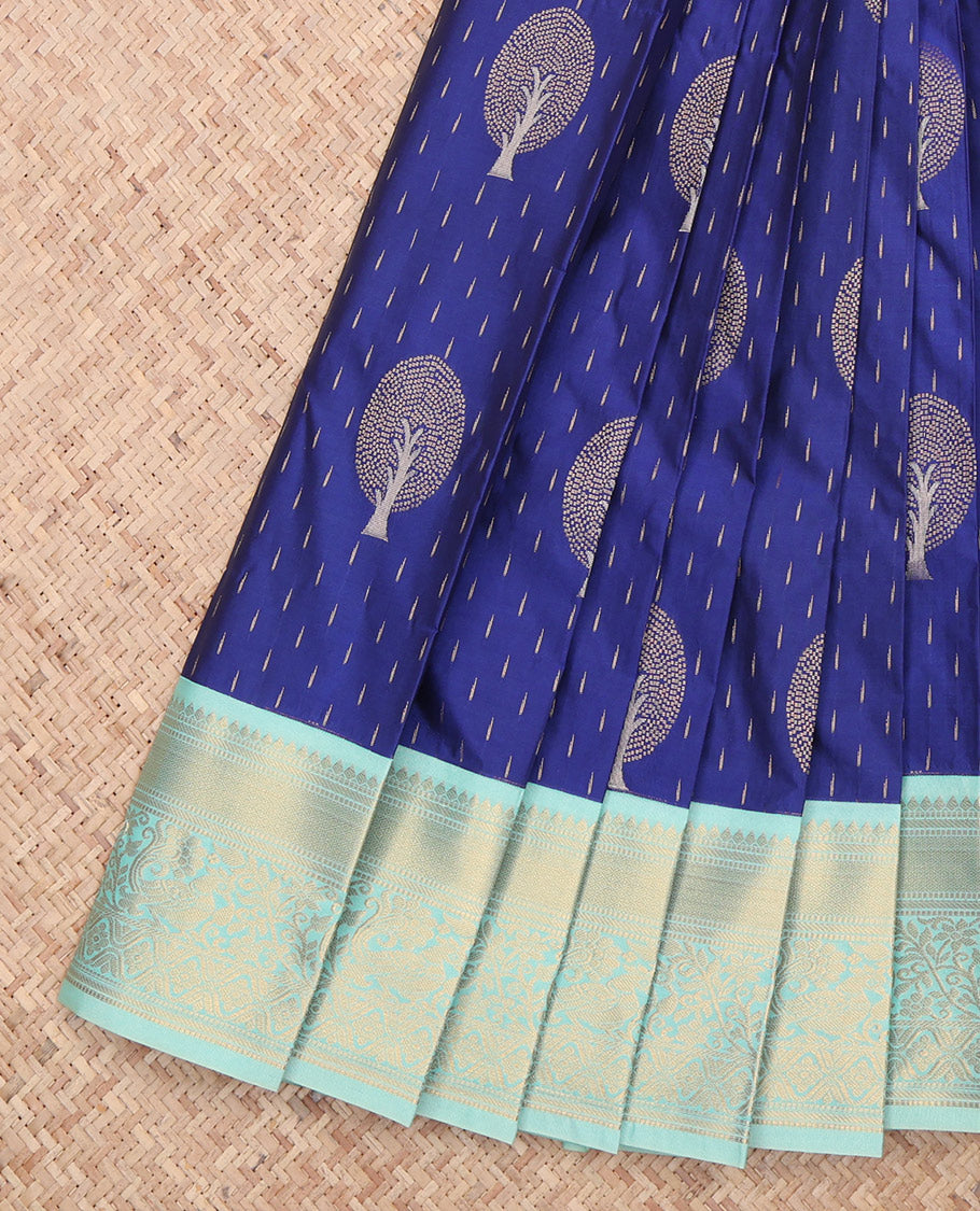 Blue Tree Butta Budget Silk Saree