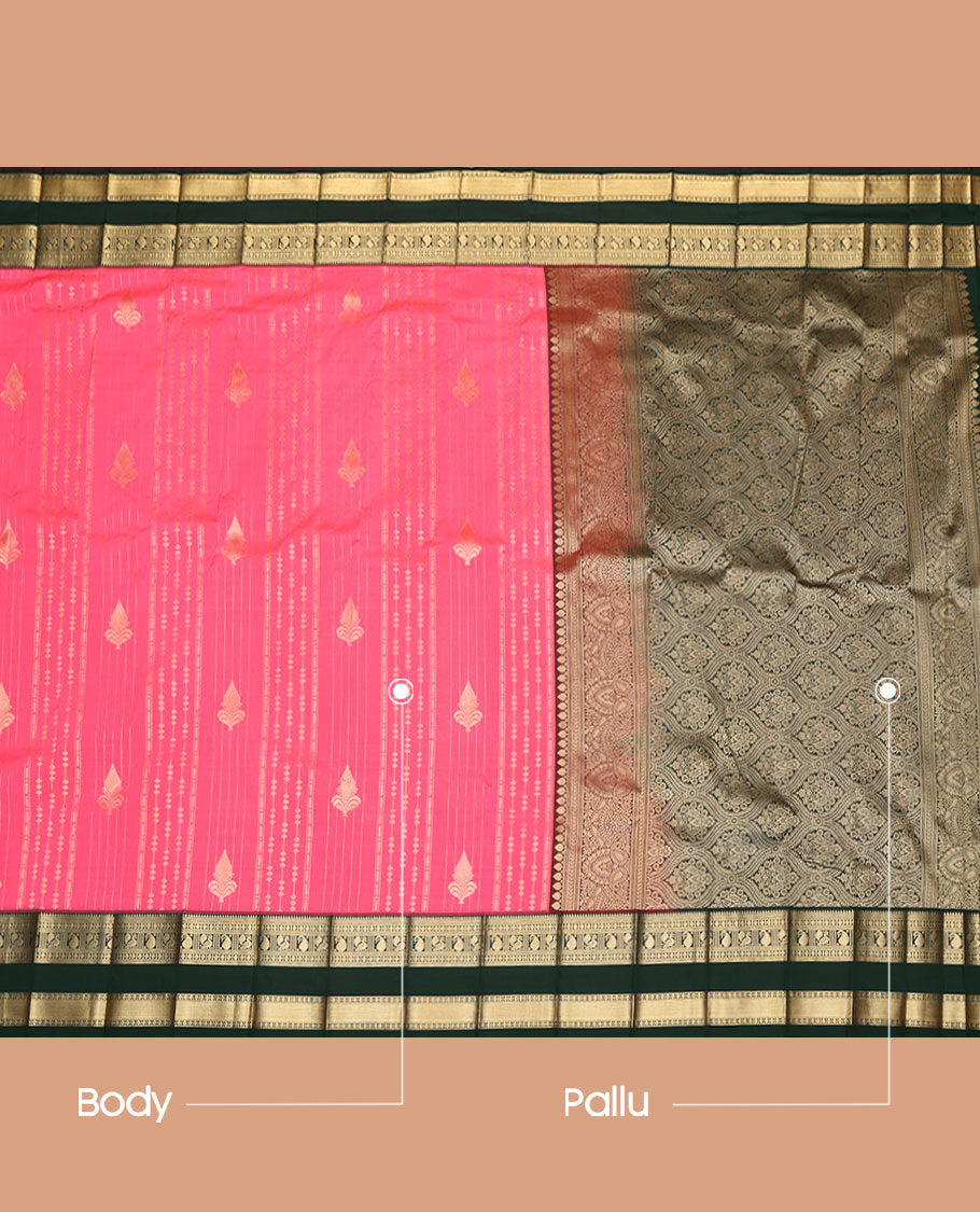 Pink Budget Silk Saree
