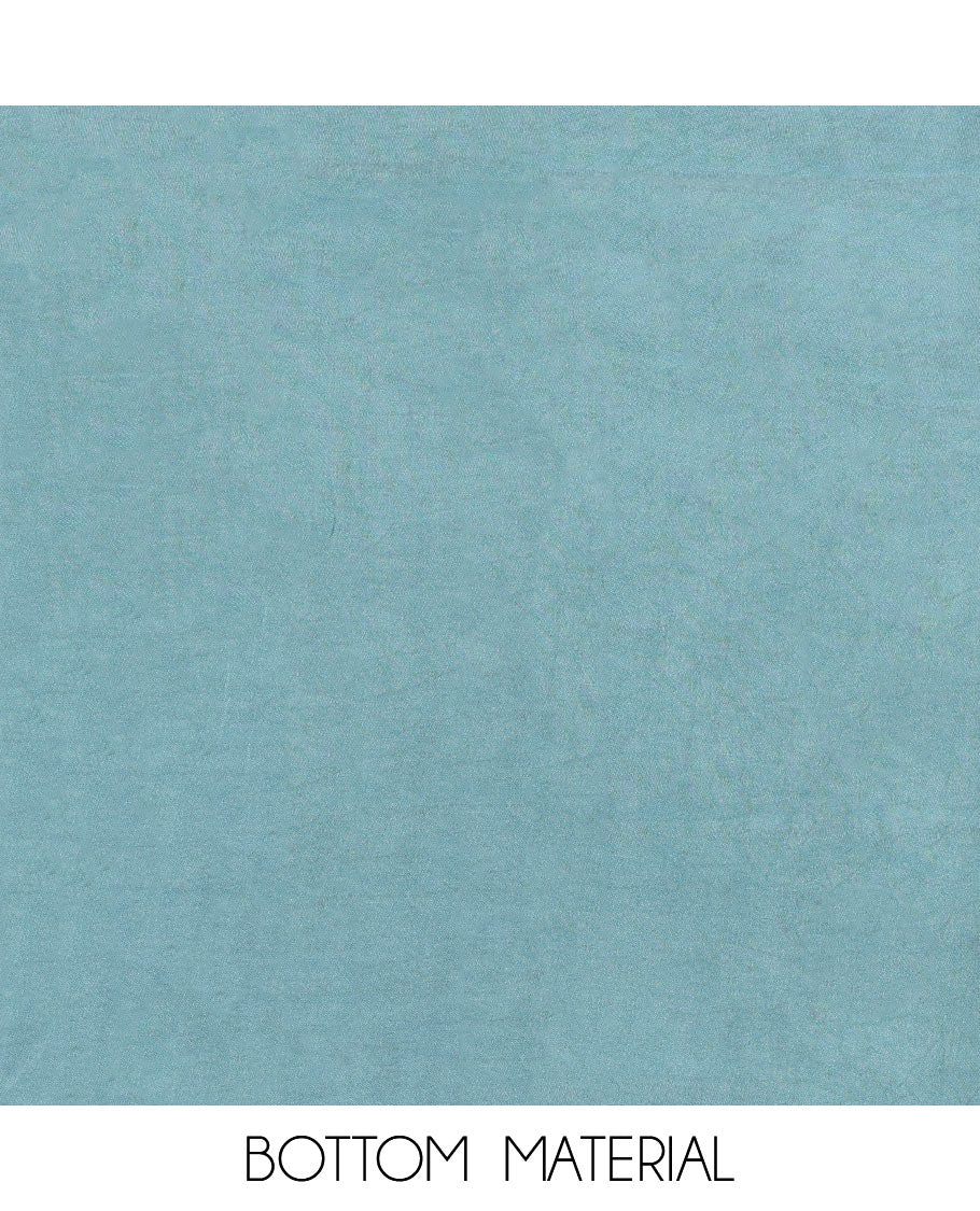 Blue Cotton Abstract Print Material Chudidar Set