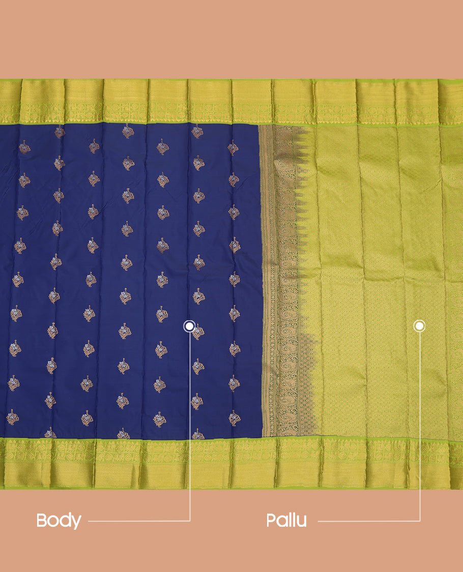 Blue Budget Silk Saree
