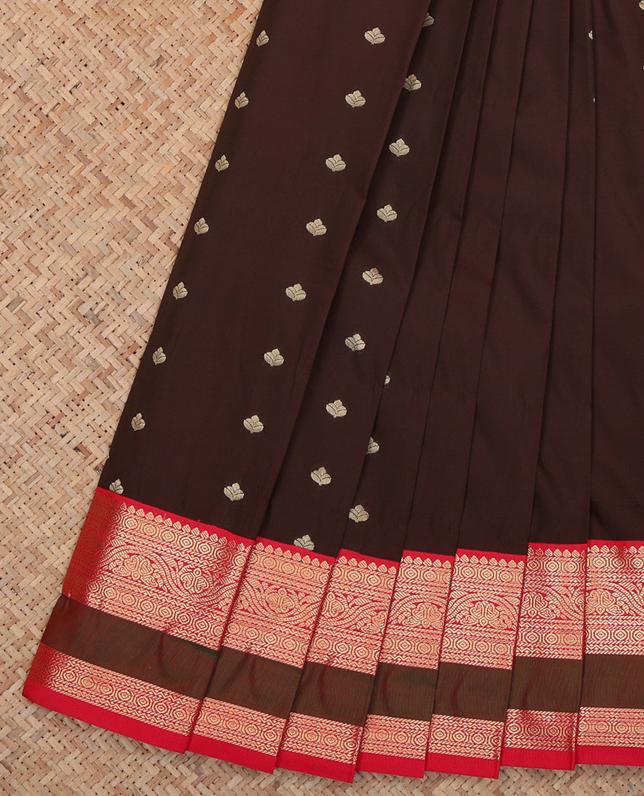 Brown Budget Silk Saree