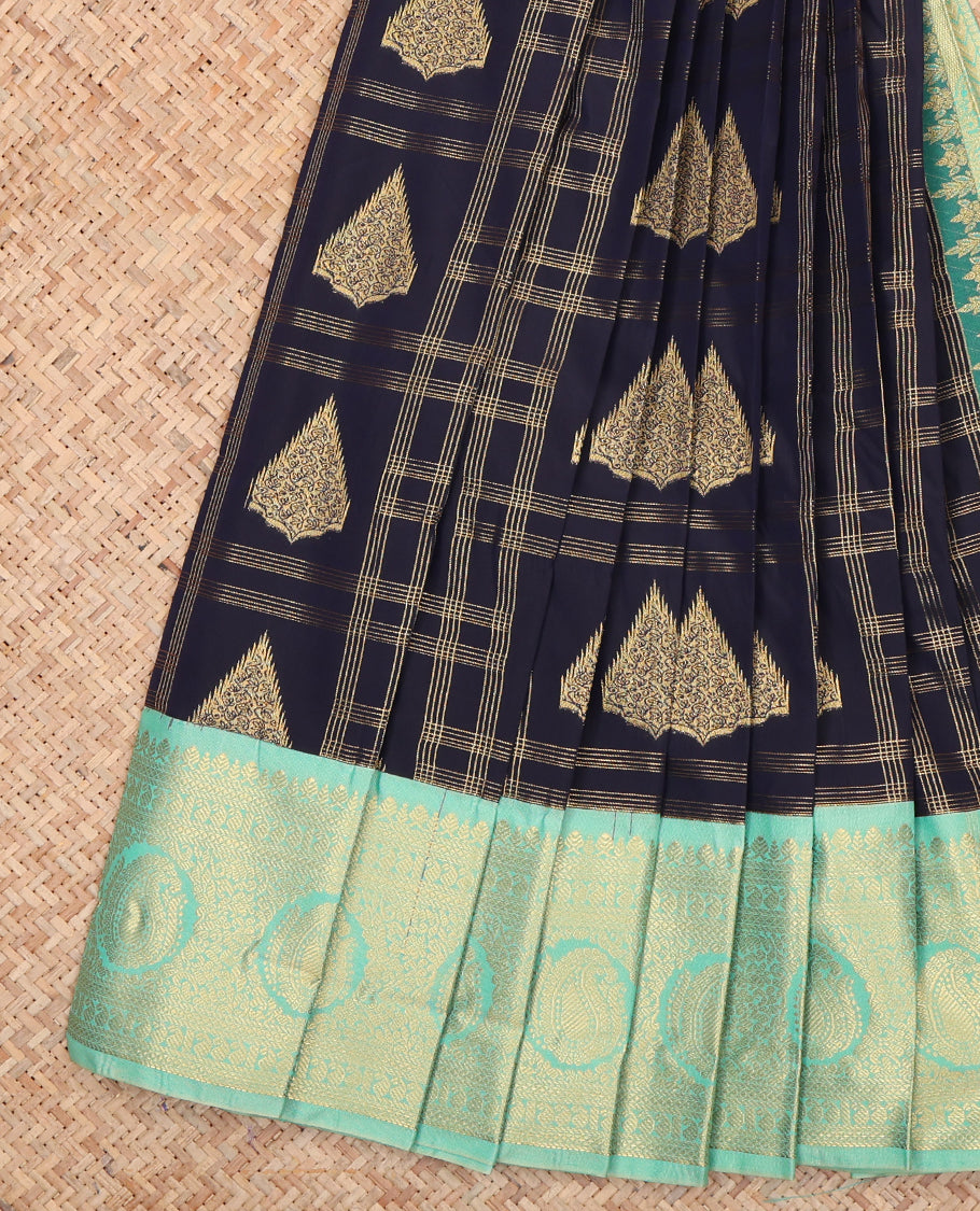 Blue Budget Silk Saree