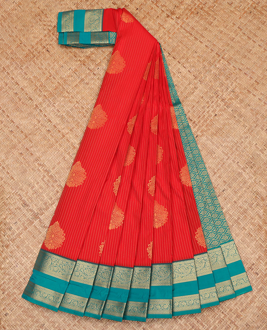 Rust Budget Silk Saree