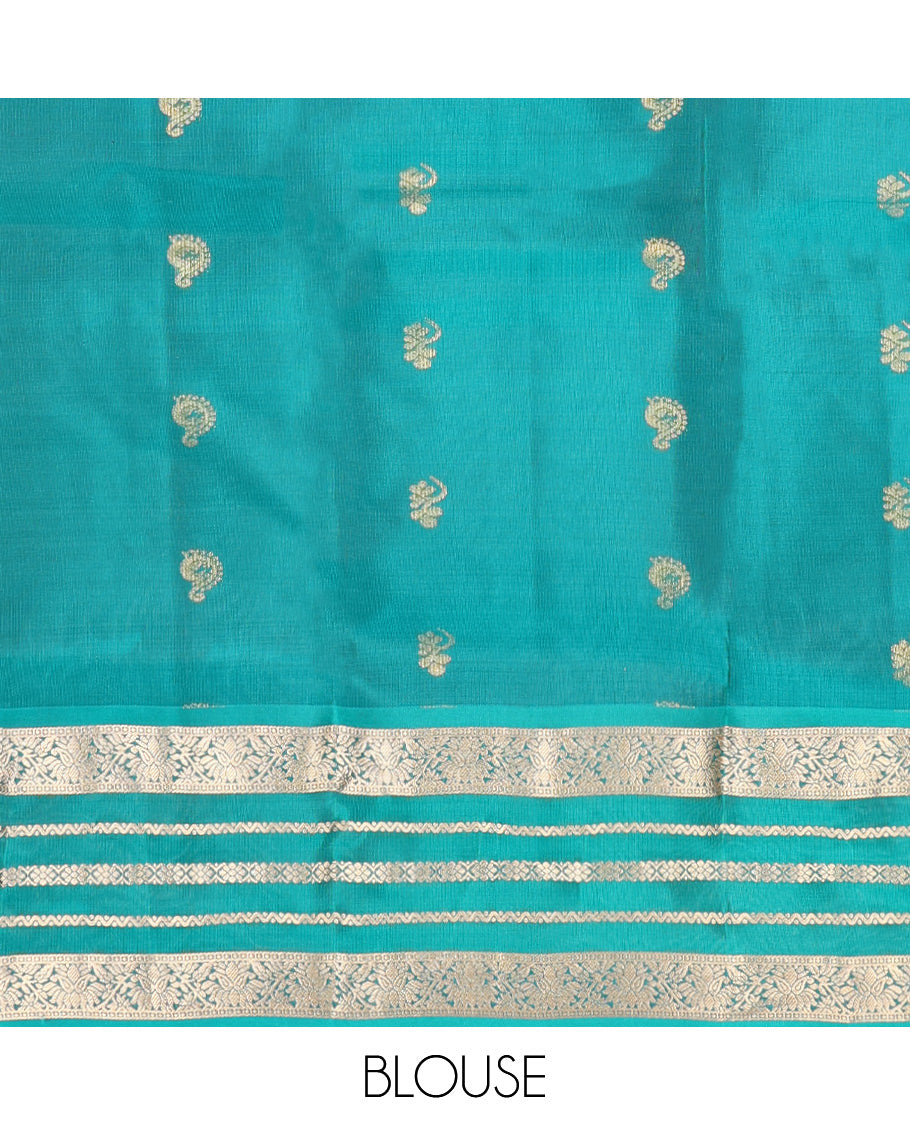 Green Mayuri Lite Silk Mix Saree