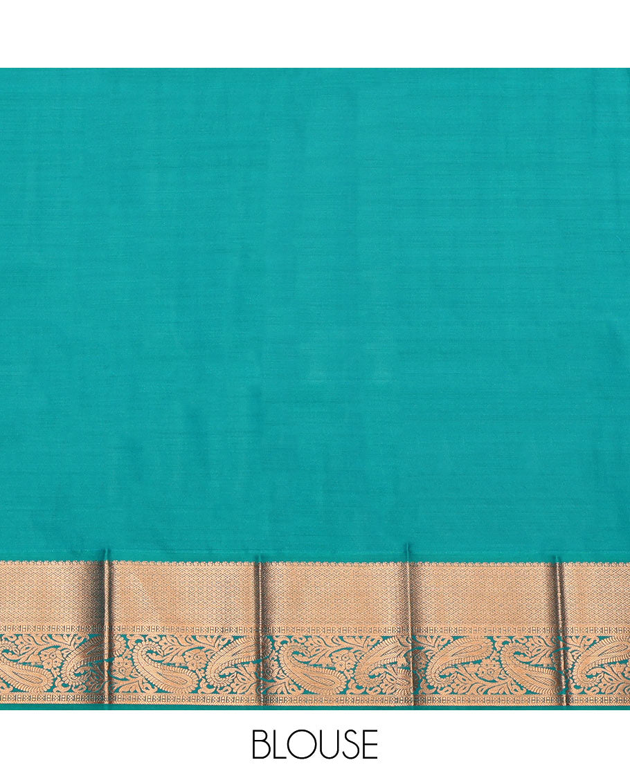 Pink Budget Silk Saree, Embellished with Jacquard Design, Complemented by a Contrast Traditional Zari Border, Grand Pallu, and Contrast Blouse