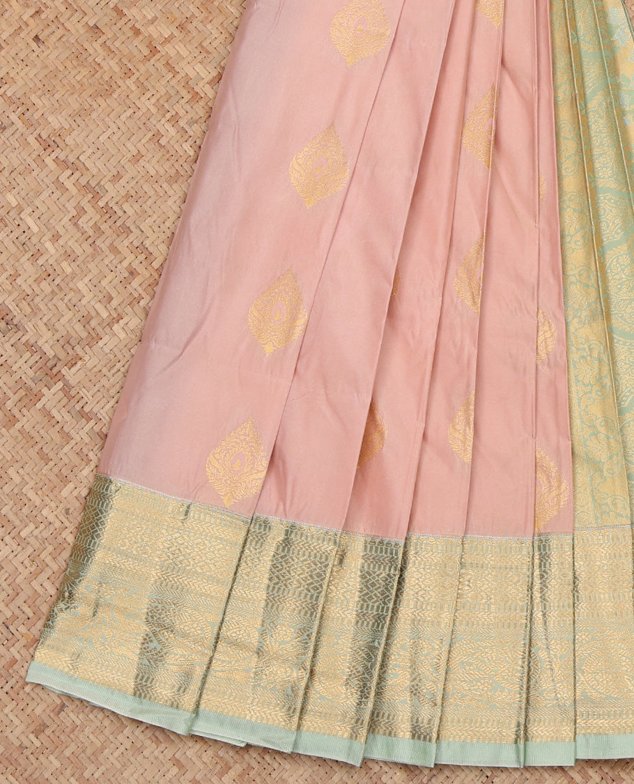 Pale Pink Budget Silk Saree