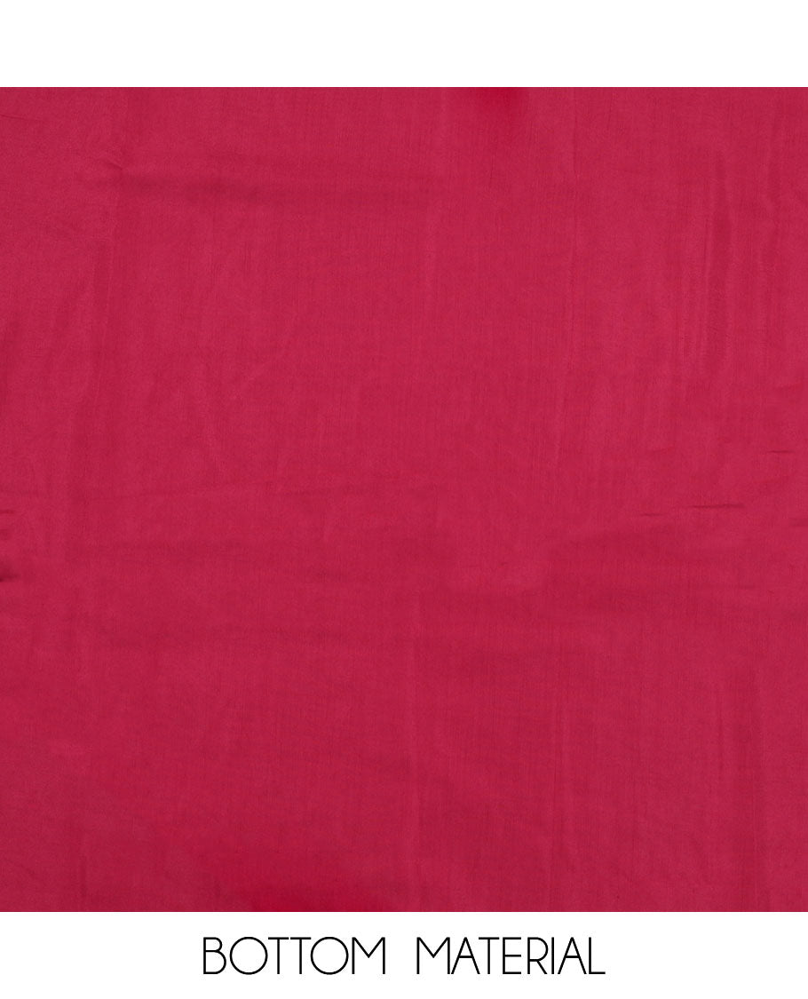 Grey material chudidar set, floral printed, and embroidered top, contrast plain bottom, and sequins striped dupatta