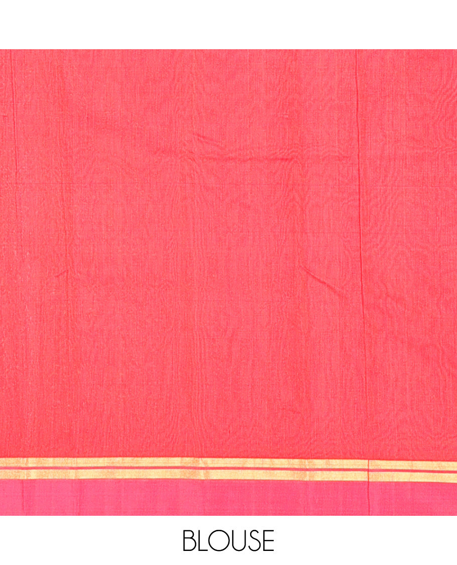 Blue Silk Cotton Saree