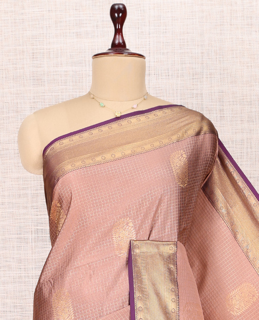 Pale Pink Budget Silk Saree