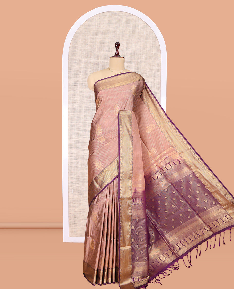 Pale Pink Budget Silk Saree