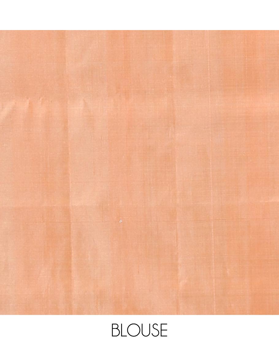 Borderless Multi-color Mayuri Soft Silk Saree, Subtly Sparkled With Stripes All Over Its Body, Complemented by Captivating Pallu, and Paired with a Contrast Blouse