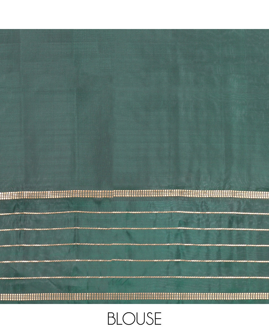 Grey Mayuri Lite Silk Mix Saree