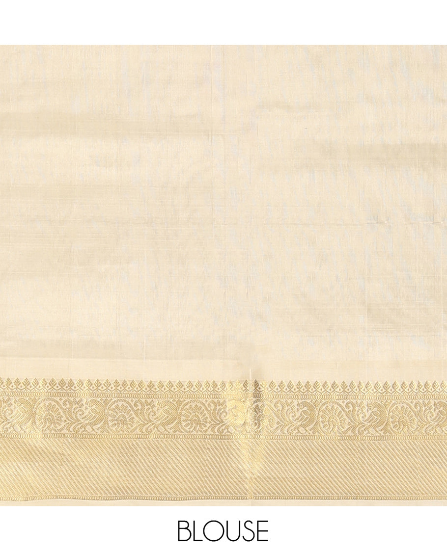Blue Venkatagiri Silk Saree