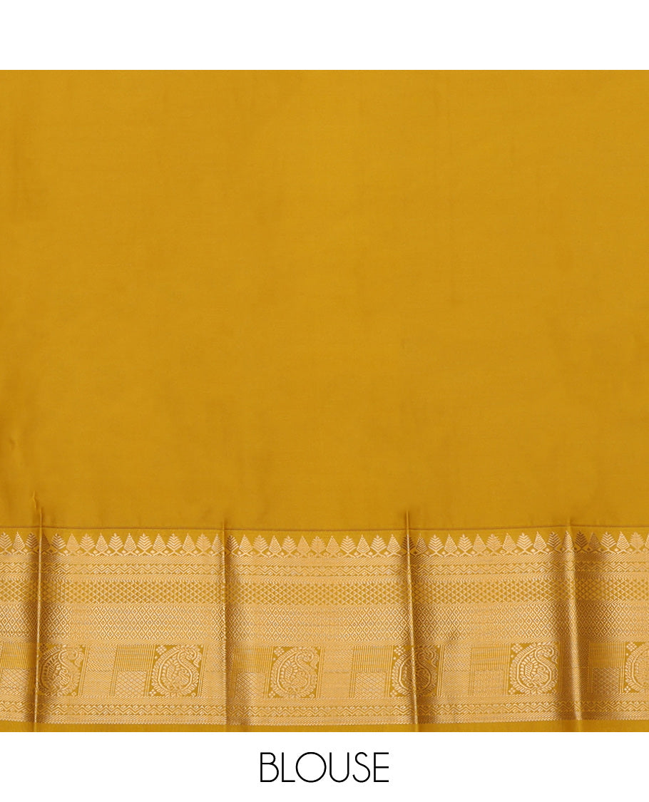 Beige Butta Budget Silk Saree