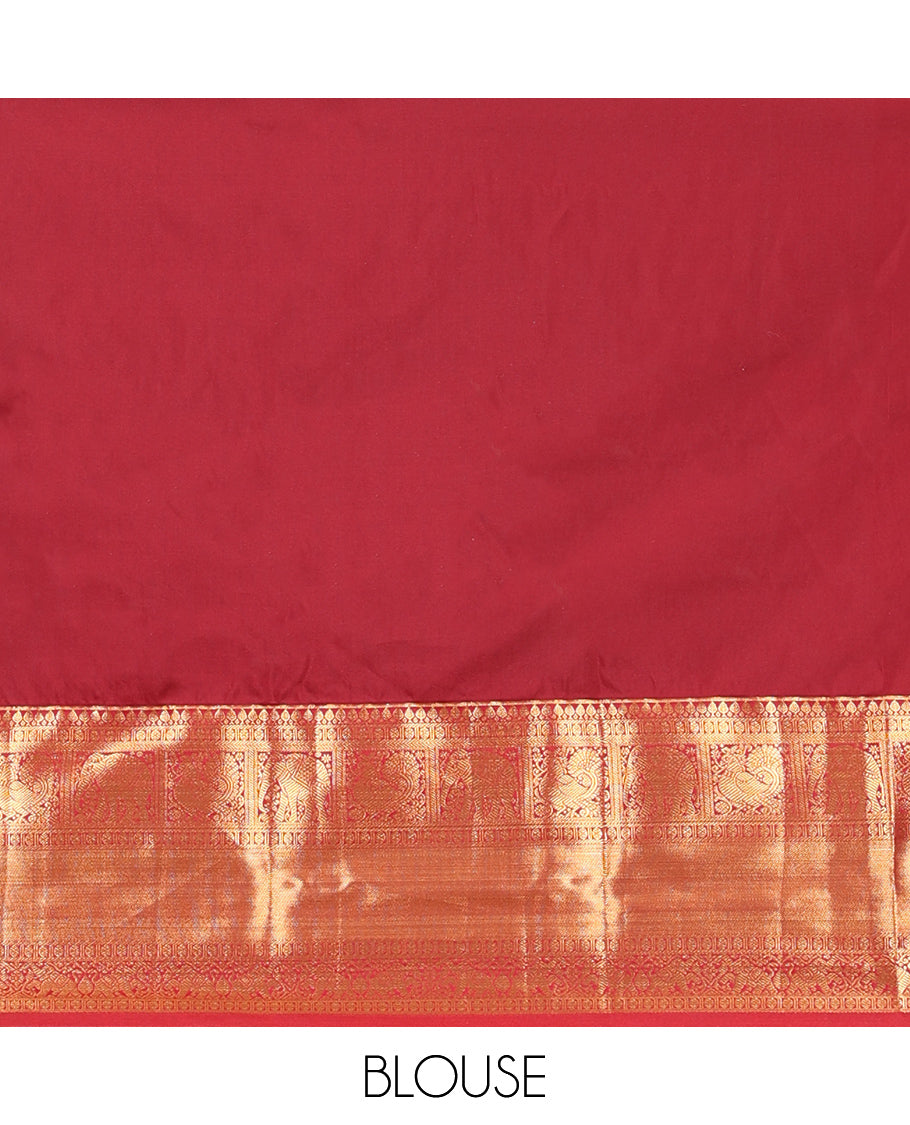 Yellow Budget Silk Saree