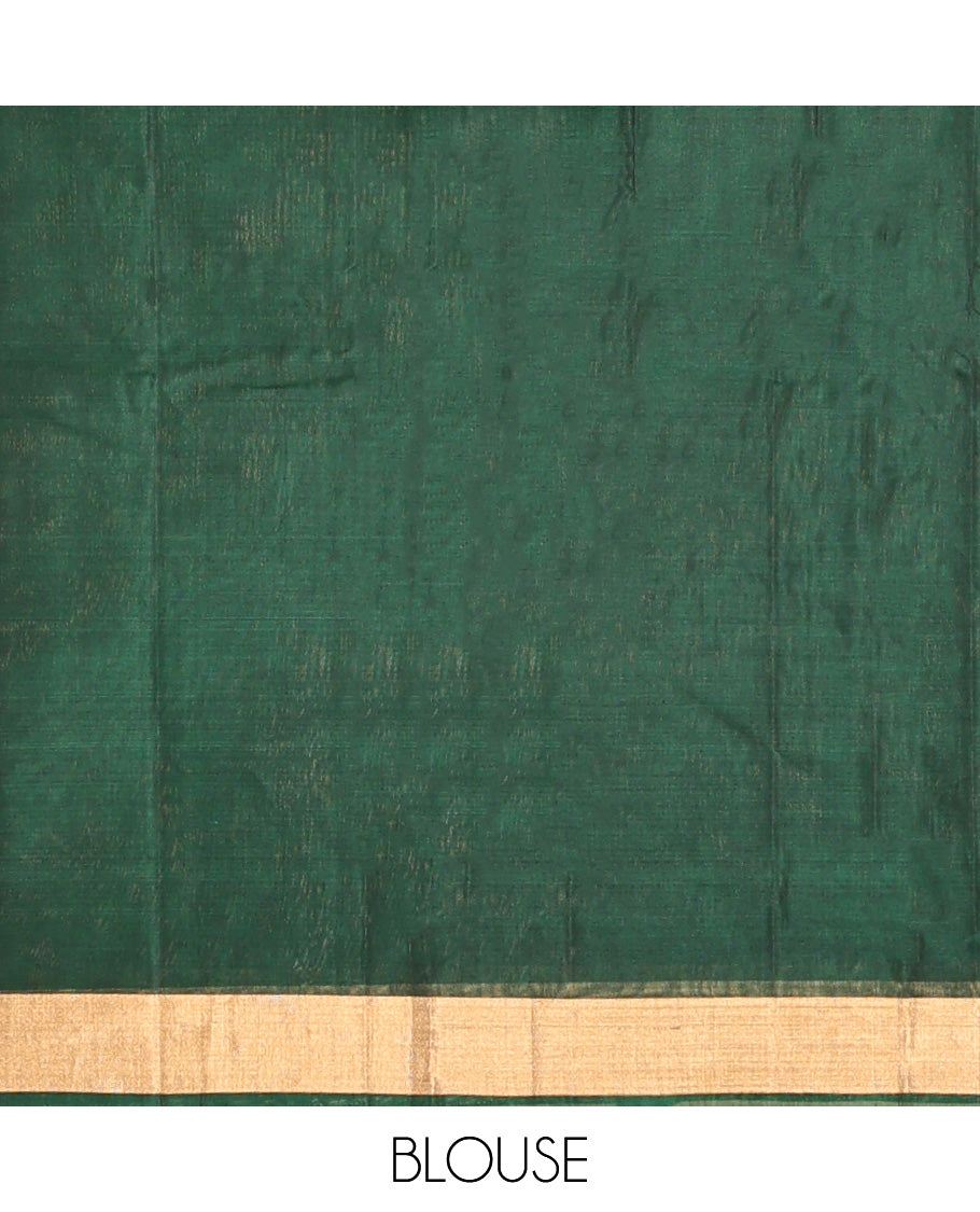 Mustard Silk Cotton Saree