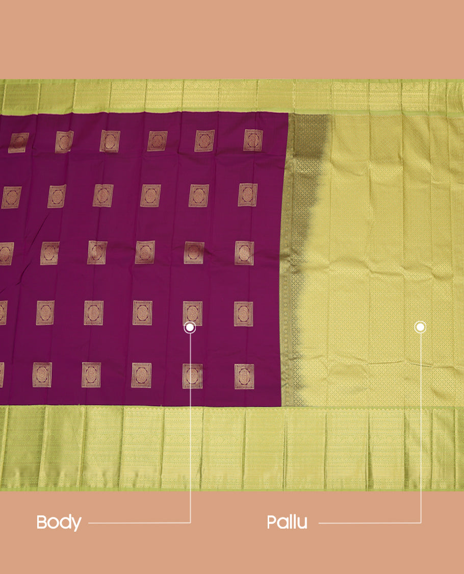 Purple Budget Silk Saree