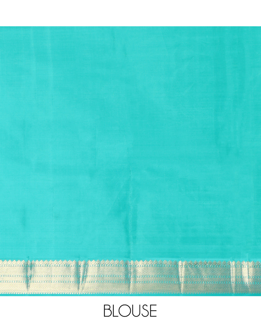 Brown Kanchipuram Silk Saree