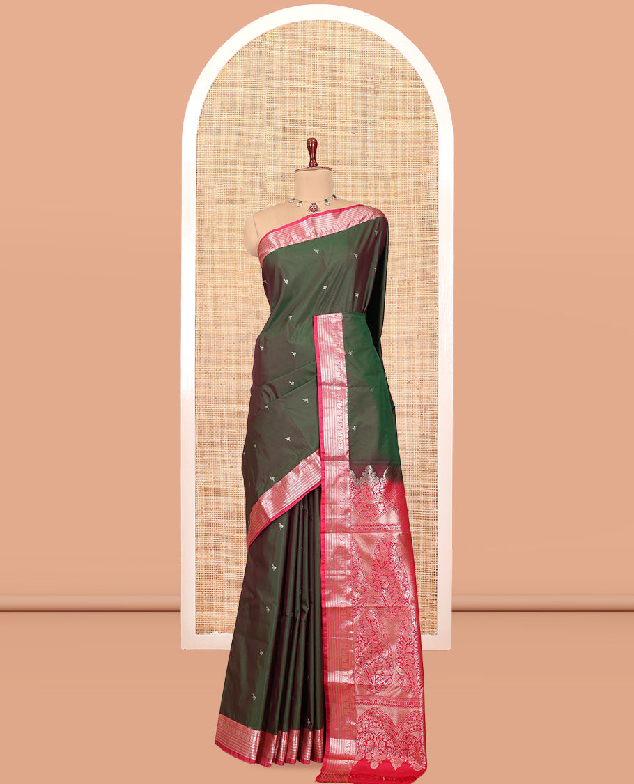 Green Budget Silk Saree