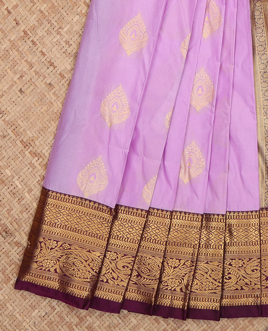 Lavender Budget Silk Saree