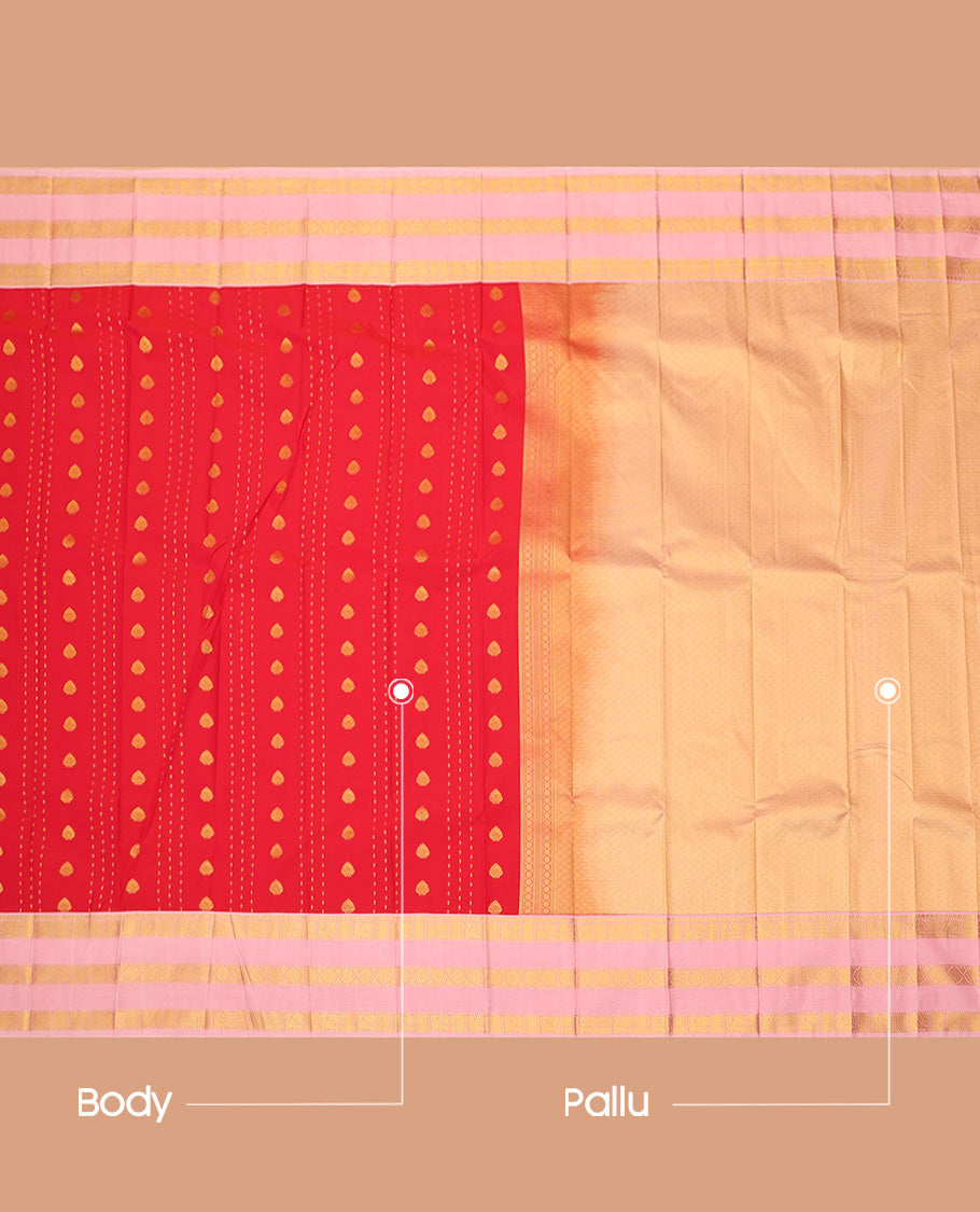 Red Budget Silk Saree