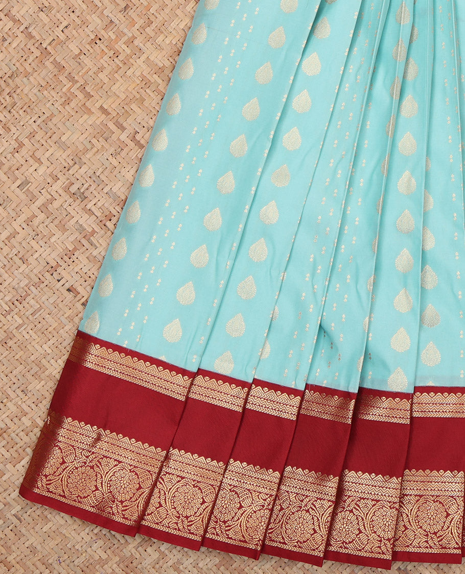 Blue Budget Silk Saree
