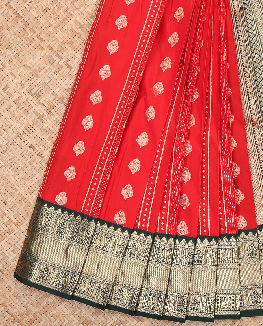 Red Budget Silk Saree
