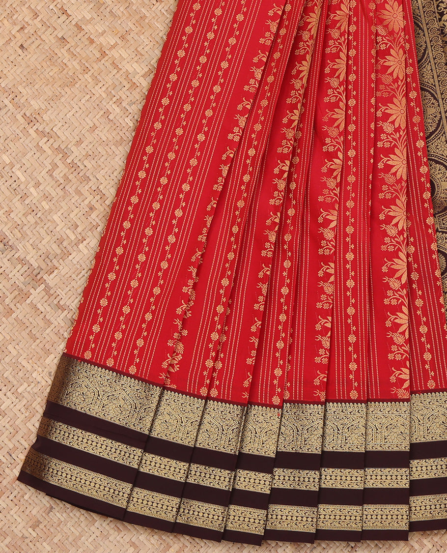 Red Budget Silk Saree