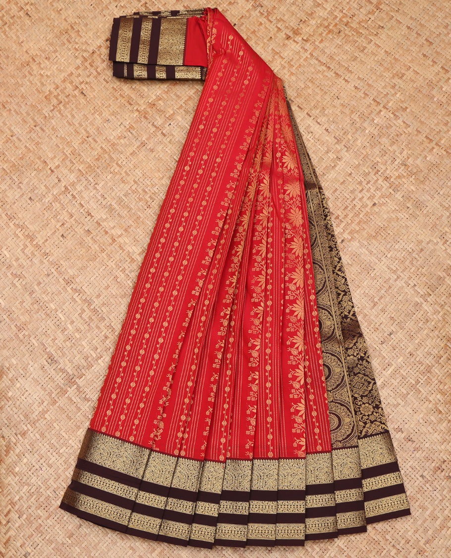 Red Budget Silk Saree
