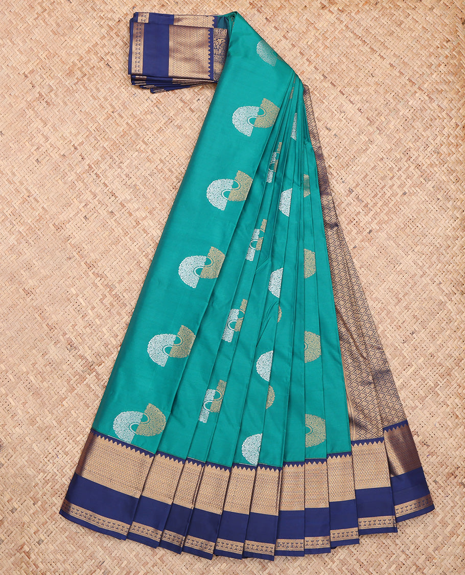Blue Budget Silk Saree