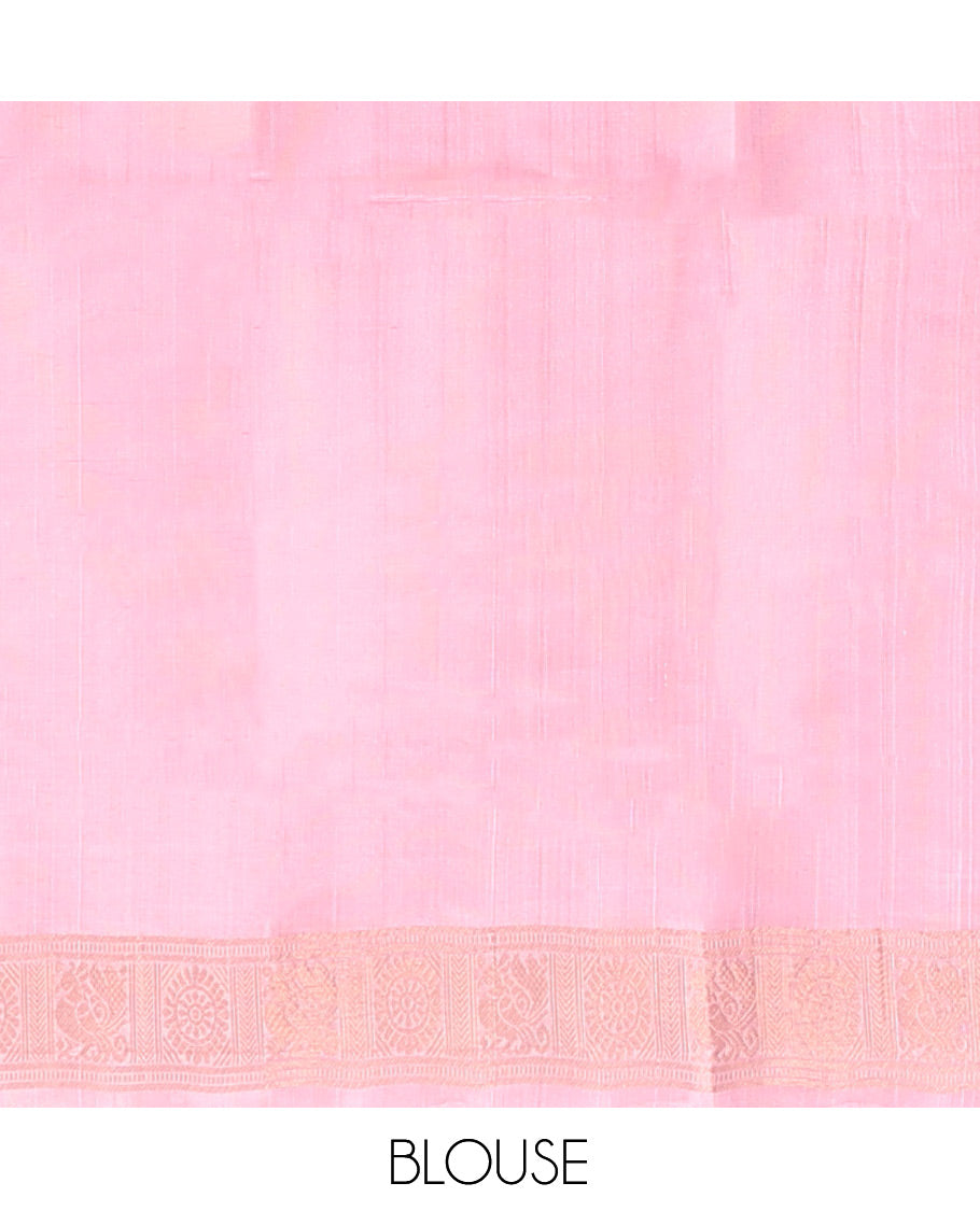 Coffee Brown Vasundhara Lite-Silk Mix Saree