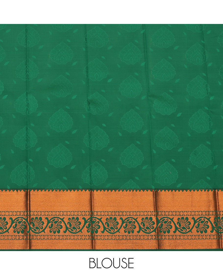 Pink Budget Silk Saree, Beautified with Jacquard Design, a Contrast Traditional Zari Border, Grand Pallu, and a Contrast Blouse