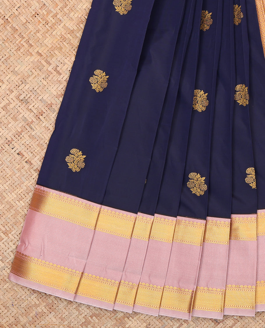 Blue Budget Silk Saree