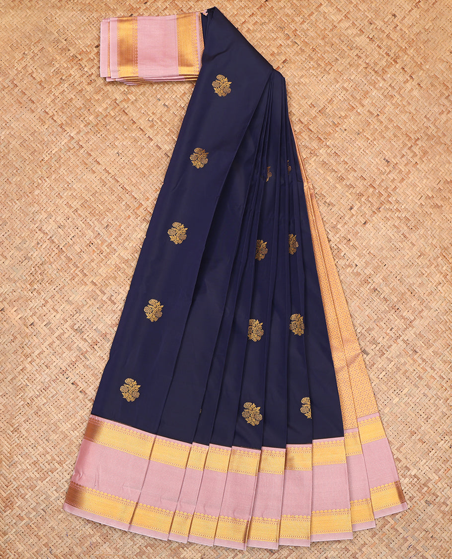 Blue Budget Silk Saree